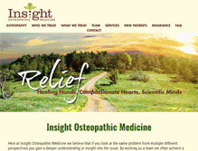 Tablet Screenshot of insightmedicine.com